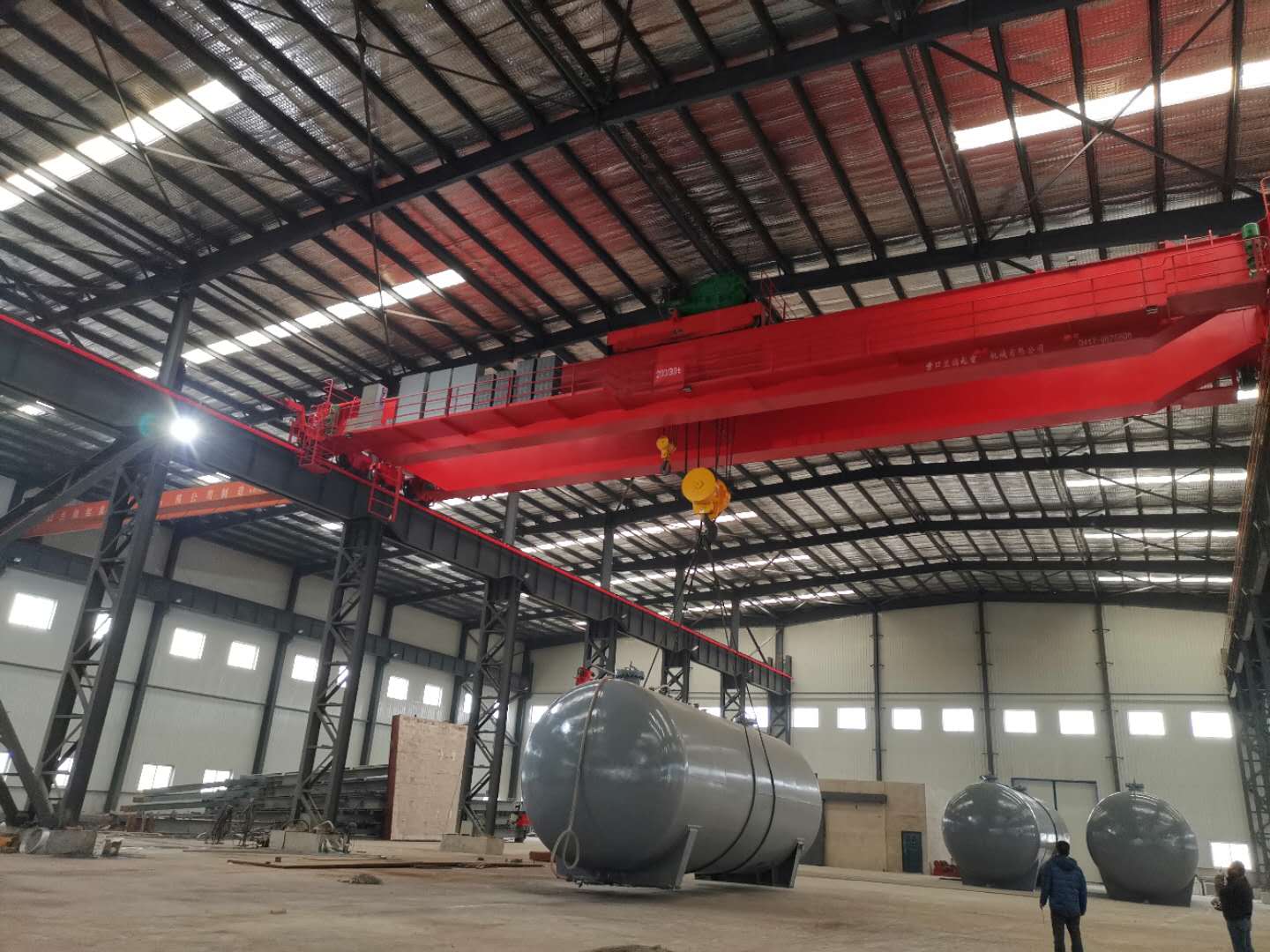 遼寧海盛機械制造有限公司200噸雙梁湖北橋式起重機